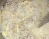 รูปขั้นตอนการทำที่ 7 ของ โจ๊กหมูสับใส่เห็ดนางฟ้า (Minced Pork and Oyster Mushroom Congee)