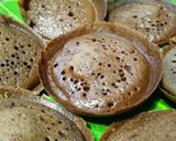 Foto langkah ke 5 dari resep Apem Susu rasa Coklat Vanhoutten.