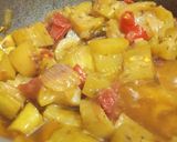 A picture of step 4 of Lauki ki bhujia.