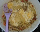 Foto langkah ke 4 dari resep Creamy Roasted Chicken Pesto Pasta.