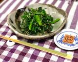 Sweet-sesame-tasted chrysanthemum Leaves recipe step 4 photo