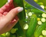 Házi kovászos uborka recept fázis 1 fotója