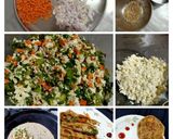 મિક્સ વેજ. પનીર ચીઝ પરાઠા (Mix Veg.Paneer Cheese Paratha Recipe In Gujarati) રેસીપી સ્ટેપ7ફોટો