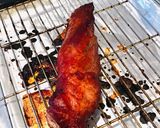รูปขั้นตอนการทำที่ 1 ของ เส้นซูกินีหมูแดงหมูกรอบและวิธีทำหมูแดงหมูกรอบง่ายๆ