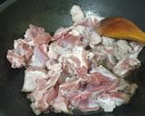 A picture of step 1 of White mutton 😋😋.