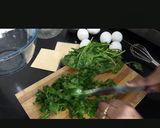 A picture of step 1 of Fluffy Spinach Cheese Omlette A perfect healthy breakfast.