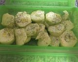 Foto del paso 4 de la receta: Salmón con mostaza y mandarina sobre puré de patata