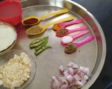 A picture of step 2 of Bhindi/Okra Ki Kadhi.