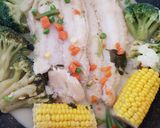 A picture of step 10 of My Garlic lemon,fennel fish dish & Veg. 😀.