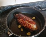 Foto del paso 5 de la receta Redondo de pavo relleno con salsa