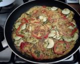 1950. Cukkinis paprikás omlett reggelire 😋 recept fázis 5 fotója