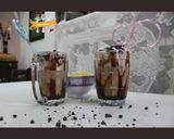 A picture of step 4 of Mocha Frappuccino.