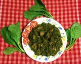 A picture of step 13 of Palak Chicken.