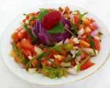 A picture of step 1 of Salsa Fresca.