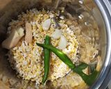 A picture of step 2 of Mixed Dal Idli with Instant Sāmbar.