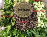 A picture of step 2 of Green goddess salad.