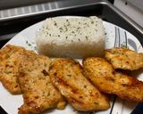 Mézes-mustáros csirkemell szelet jázminrizzsel🍯 recept fázis 3 fotója