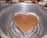 A picture of step 7 of Double Heart cake.