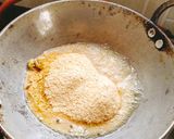 A picture of step 4 of Instant Rajasthani moong dal ka halwa.
