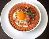 รูปขั้นตอนการทำที่ 8 ของ ~ Baked Egg in Sausage Ring~
