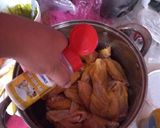 A picture of step 3 of Chicken Wings with Mustard Bechamel Sauce.