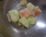 A picture of step 1 of Tutti fruity.