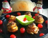A picture of step 4 of Baked Potato Flowers.