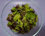 Foto del paso 1 de la receta: Ensalada de salmón, sucedáneo de caviar, aguacate y queso