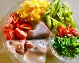 Hình bước làm 1 của món Canh chua cá hú