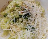 Bazsalikomos, chilis cukkini golyó recept fázis 2 fotója
