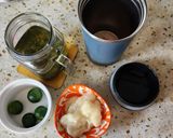 Hình bước làm 1 của món Trà mãng cầu