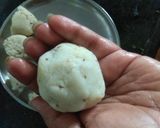 A picture of step 7 of Rava-Moong Dal Kachoris in Appam Maker.