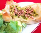 Foto del paso 6 de la receta: Barqueta de puerros con camarones al curry