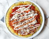 Foto langkah ke 5 dari resep Pizza Nasi (nasi sisa semalam).