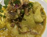 Foto langkah ke 5 dari resep Ragit dengan Kari Ayam khas palembang.