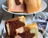 Foto langkah ke 7 dari resep Chiffon Cake Neapolitan.