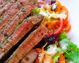 A picture of step 7 of Seared Steak Salad With Charred Tomato & Onions.
