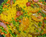 Foto del paso 6 de la receta: Arroz improvisado de salchichas y morcilla