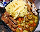 รูปขั้นตอนการทำที่ 5 ของ ข้าวแกงกะหรี่หมูทอดทงคัตสึ​