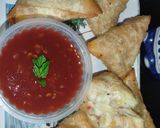 A picture of step 9 of Potato Cheese Samosa.