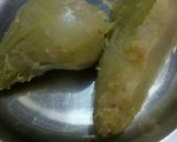 A picture of step 1 of Sweet potato gulaab jamun.