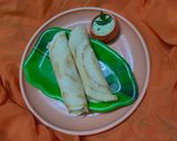 A picture of step 4 of Samak rice and Chanadal dosa.