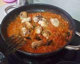Foto del paso 4 de la receta: Paella de pollo fácil y rica de la Brigada Espartana