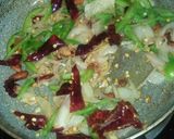 A picture of step 6 of Dragon chicken.