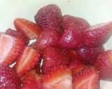 A picture of step 7 of Strawberry Pistachio Cake.