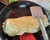 A picture of step 5 of Egg Crepes.