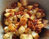 চিংড়ি ফুলকপির সবজি (chingri cauliflower sabji Recipe in Bengali) রেসিপি ধাপ - 3 ছবি