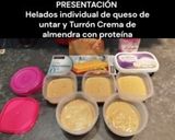 Foto del paso 8 de la receta: Helados individuales de queso de untar y Turrón Crema de almendra con proteína