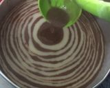 Foto langkah ke 5 dari resep Puding Zebra Roti Tawar.