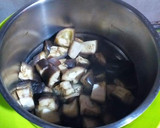 Foto del paso 7 de la receta: Revuelto sin huevos de acelgas tiernas, puerros y berenjenas